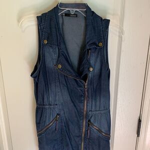 Maurice jean vest jacket top soft